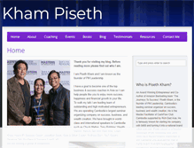 Tablet Screenshot of pisethkham.com